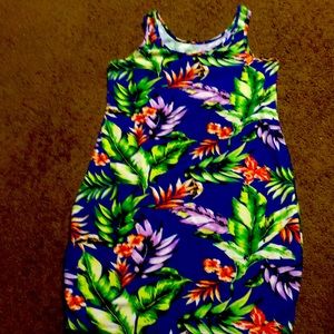 Derek Heart size 14 Hawaiian tropical sun dress great for travel or party